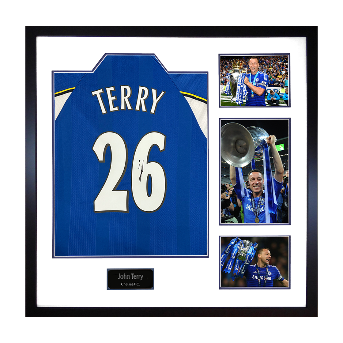 John Terry Signed Chelsea Shirt Elite Frame