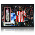 Japhet Tanganga Signed & Match-Worn Sheffield United Boot Iconic Frame #2