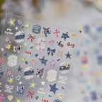 Hello Claws | Jeans Puppy Nail Deco Sticker