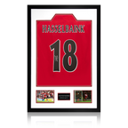 Jimmy Floyd Hasselbaink Signed Middlesbrough Shirt Premium Frame