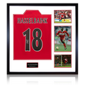 Jimmy Floyd Hasselbaink Signed Middlesbrough Shirt Elite Frame