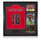 Jimmy Floyd Hasselbaink Signed Middlesbrough Shirt Elite Frame