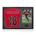 Jimmy Floyd Hasselbaink Signed Middlesbrough Shirt Classic Frame