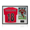 Jimmy Floyd Hasselbaink Signed Middlesbrough Shirt Classic Frame