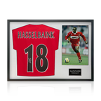 Jimmy Floyd Hasselbaink Signed Middlesbrough Shirt Classic Frame