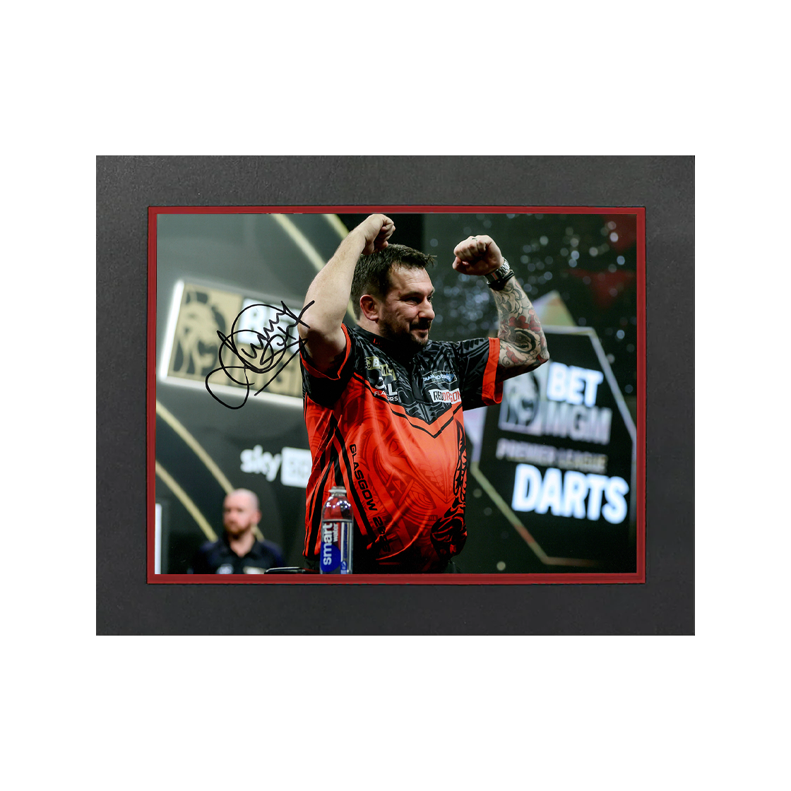 Jonny Clayton Signed 16x12 Image Deluxe Mount #1