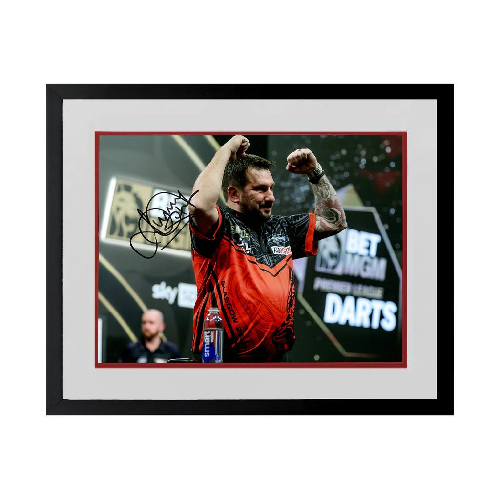 Jonny Clayton Signed 16x12 Image Deluxe Mount Frame #1