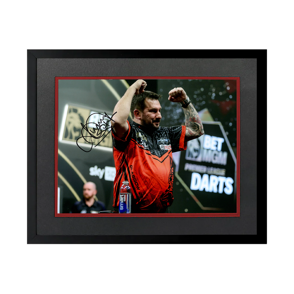 Jonny Clayton Signed 16x12 Image Deluxe Mount Frame #1