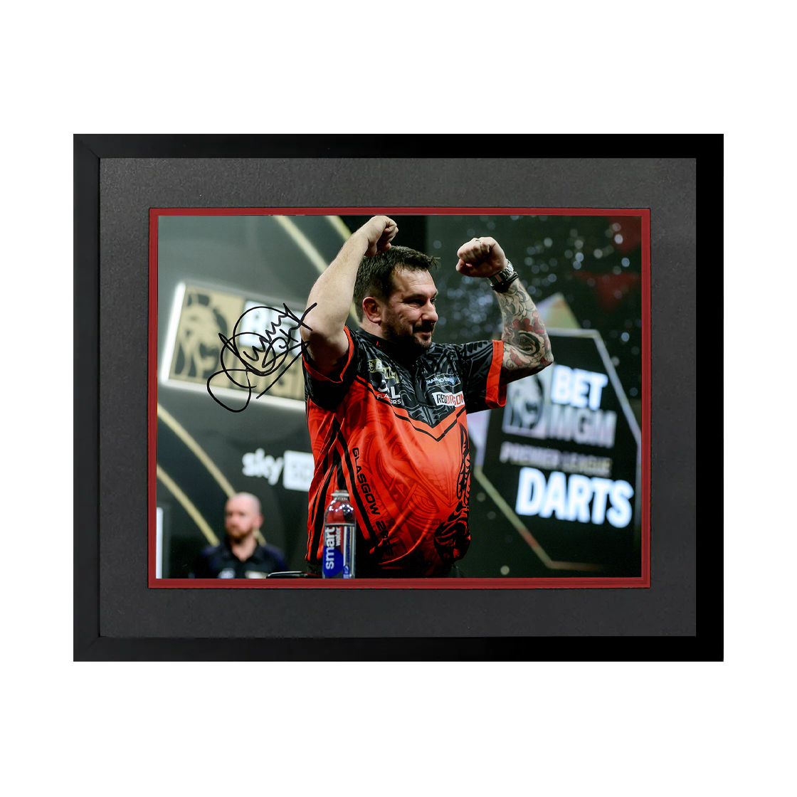 Jonny Clayton Signed 16x12 Image Deluxe Mount Frame #1
