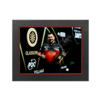 Jonny Clayton Signed 16x12 Image Deluxe Mount #2