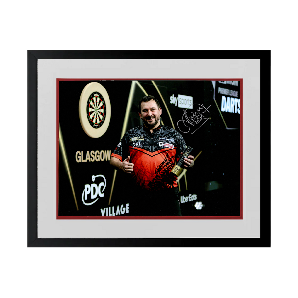 Jonny Clayton Signed 16x12 Image Deluxe Mount Frame #2