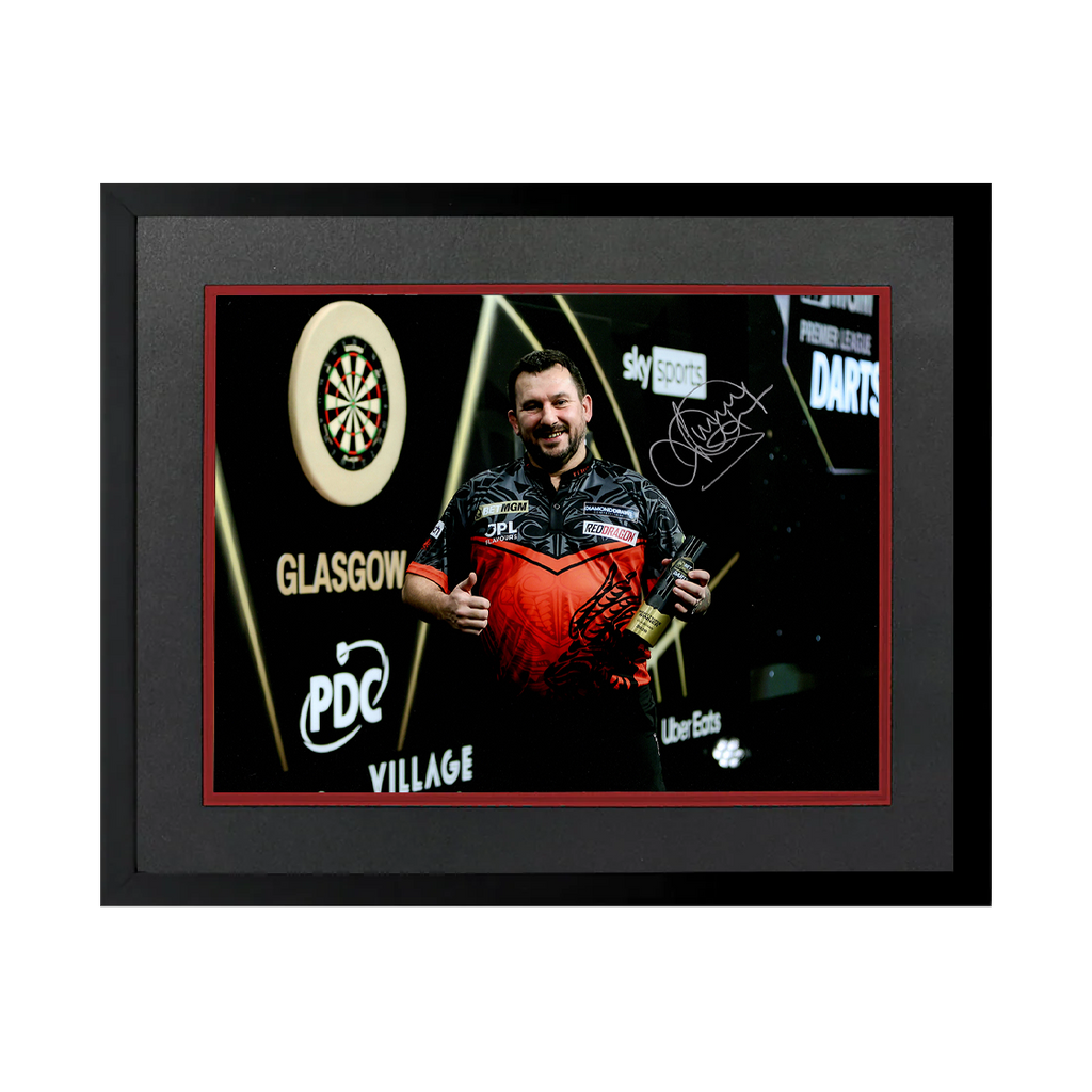 Jonny Clayton Signed 16x12 Image Deluxe Mount Frame #2