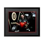 Jonny Clayton Signed 16x12 Image Deluxe Mount Frame #2