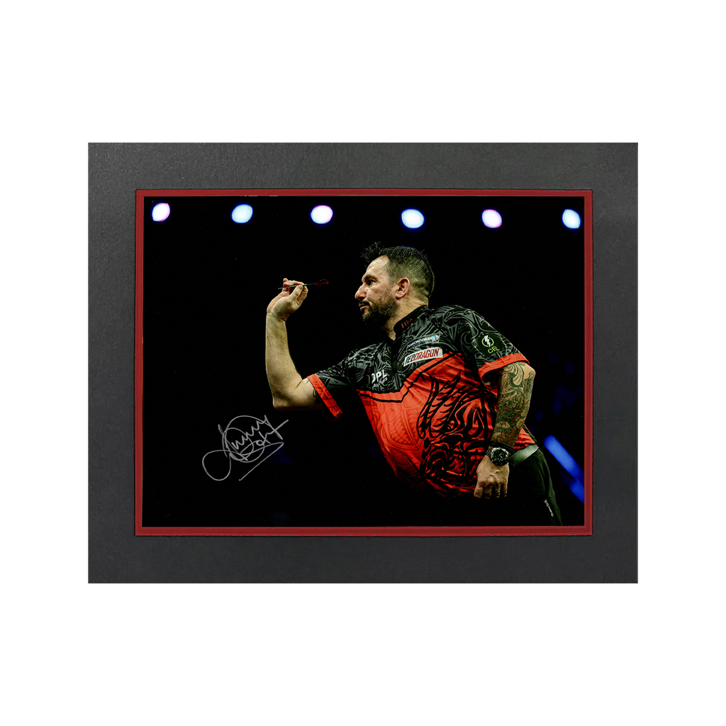 Jonny Clayton Signed 16x12 Image Deluxe Mount #3