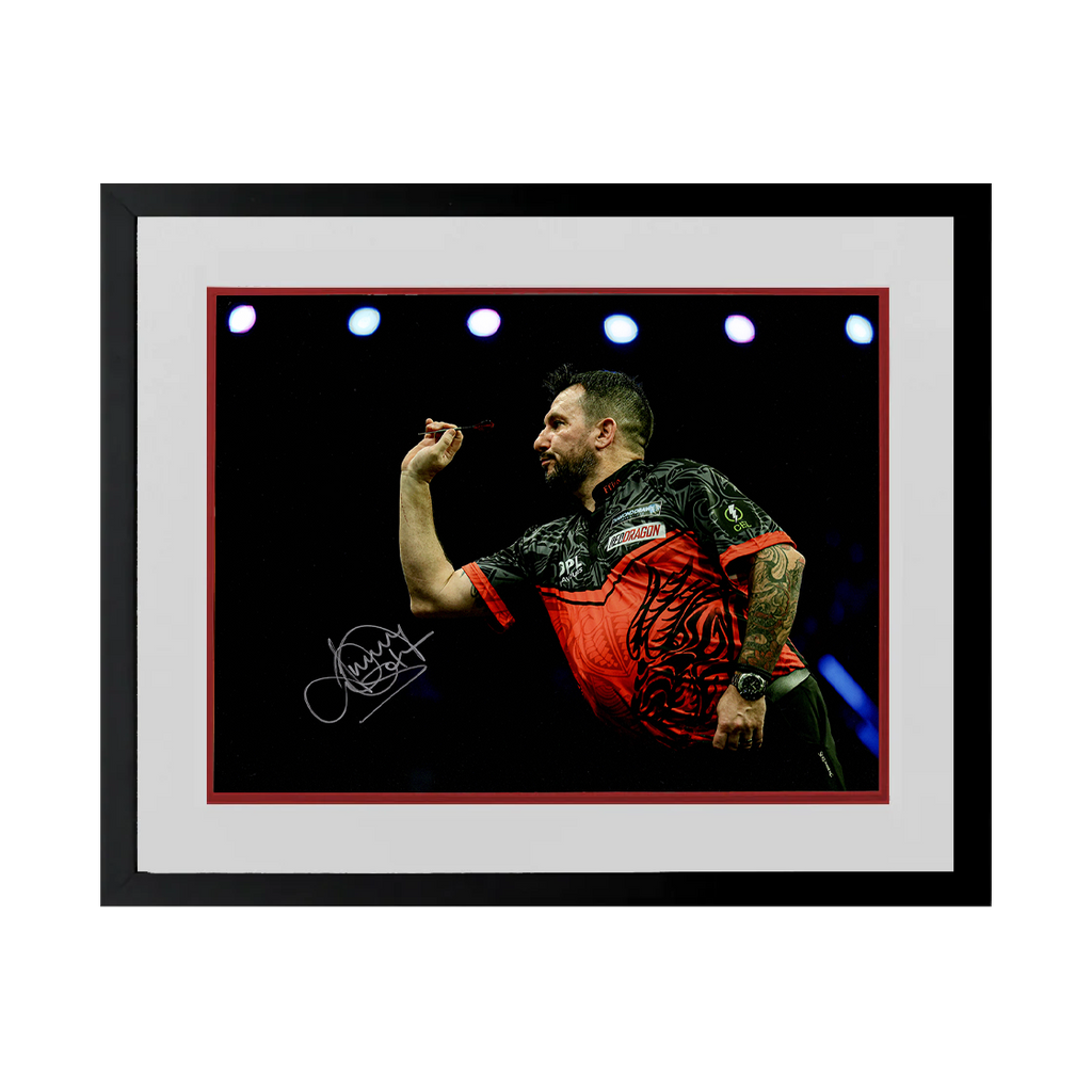 Jonny Clayton Signed 16x12 Image Deluxe Mount Frame #3