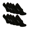 10 Pairs Ladies Bamboo No Show Socks | Invisible Socks Silicone Heel Grip