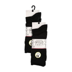 6 Pack Ladies Bamboo Socks: Plain Dress Socks with Unique Foot Patterns