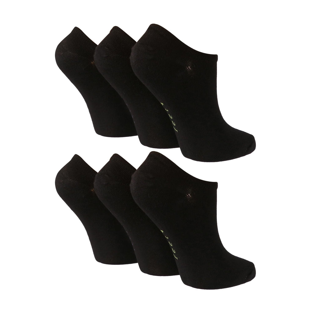 6 Pairs Ladies Breathable Bamboo Low Cut Trainer Socks