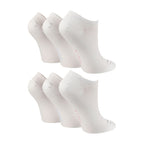 6 Pairs Ladies Breathable Bamboo Low Cut Trainer Socks