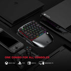 GameSir  VX2 AimSiwtch One-handed Wireless Gaming Keyboard & Mouse Kit(Black)