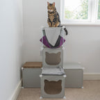 Kitty Cubby Cat Cube Play Tower MIDI