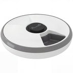 PawHut Automatic Cat Feeder Programmable Timer for Dry Wet Food Cat Food Dispenser with Ice Pack for 6 Meals