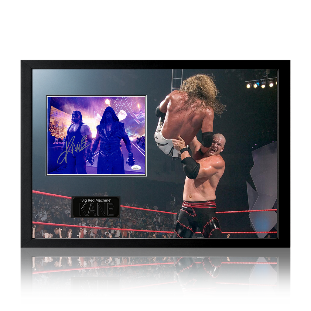 Kane Signed Image Iconic Frame (JSA)