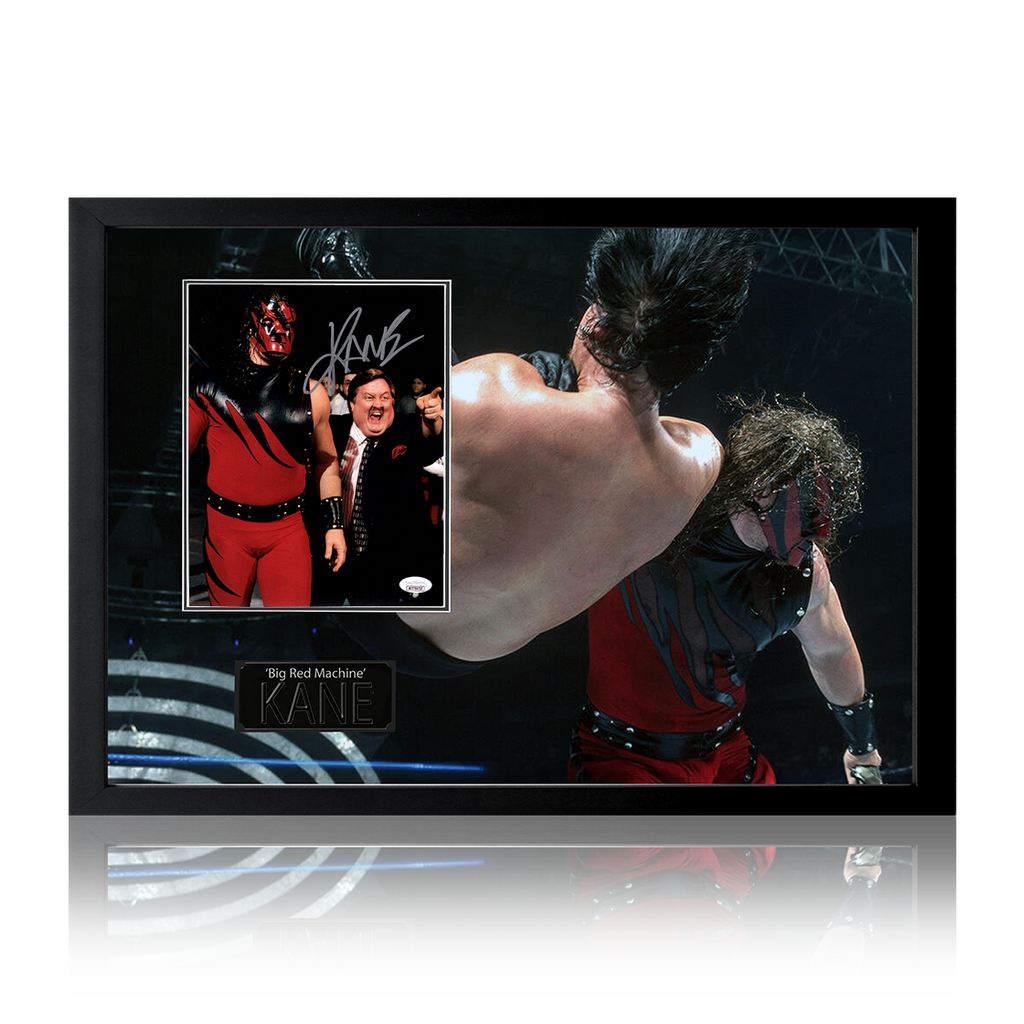 Kane "Big Red Machine" Signed Image Iconic Frame (JSA)