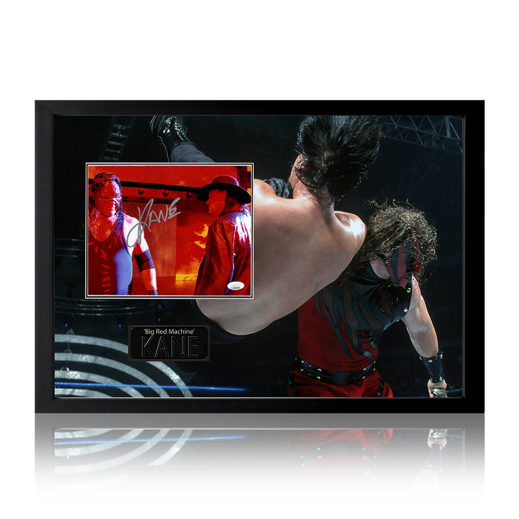 Kane "Big Red Machine" Signed Image Iconic Frame (JSA)
