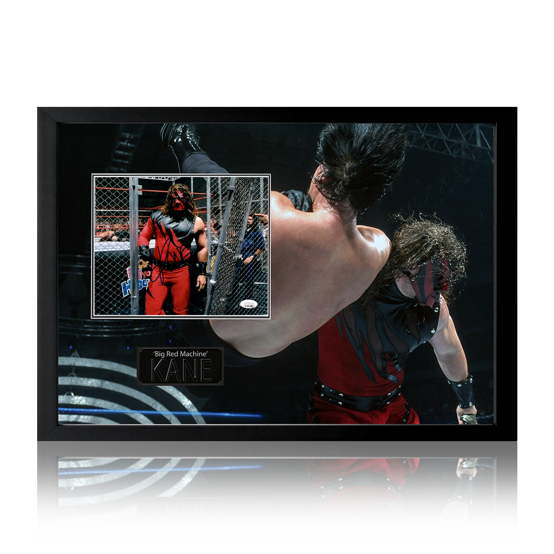 Kane "Big Red Machine" Signed Image Iconic Frame (JSA)