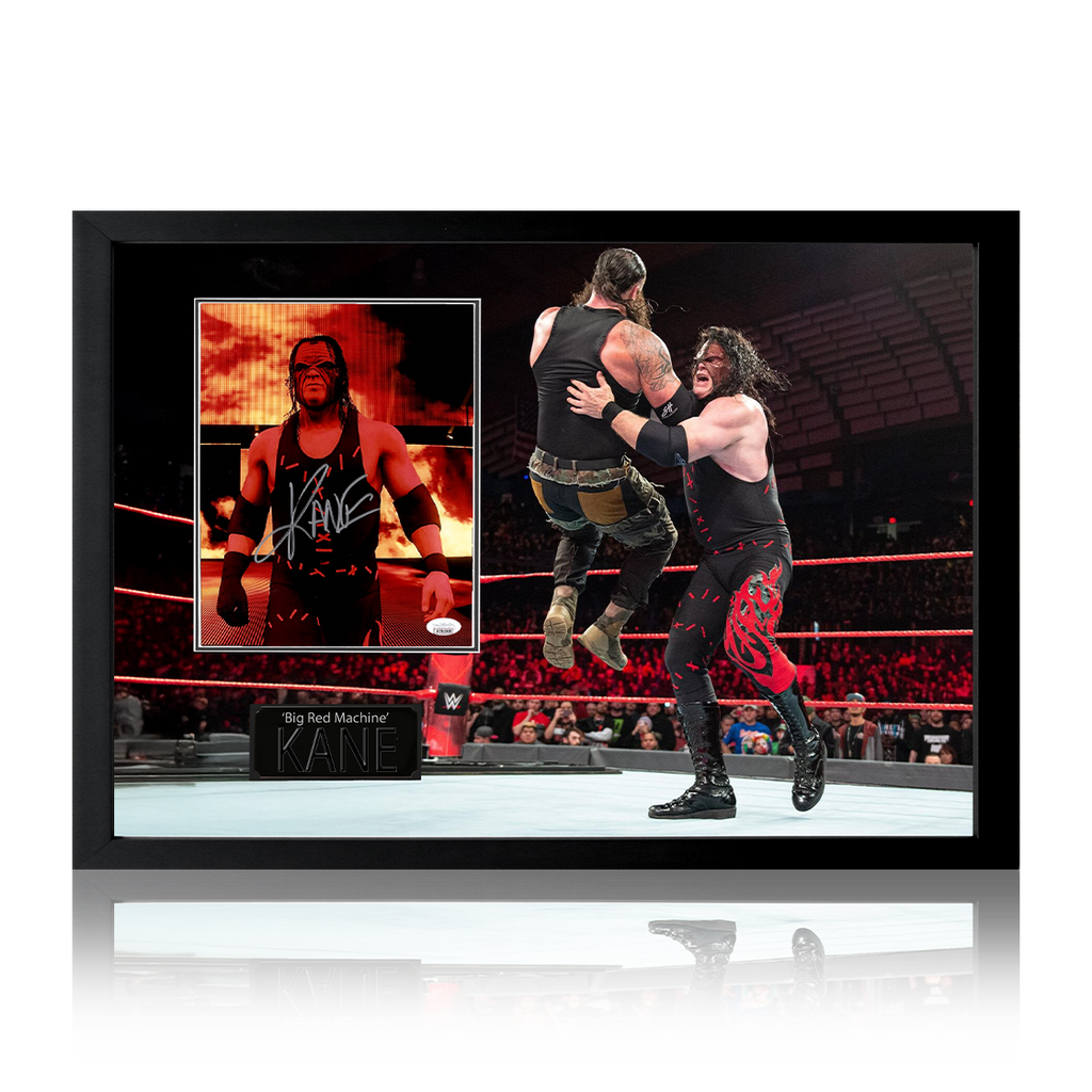 Kane Signed Image Iconic Frame (JSA)