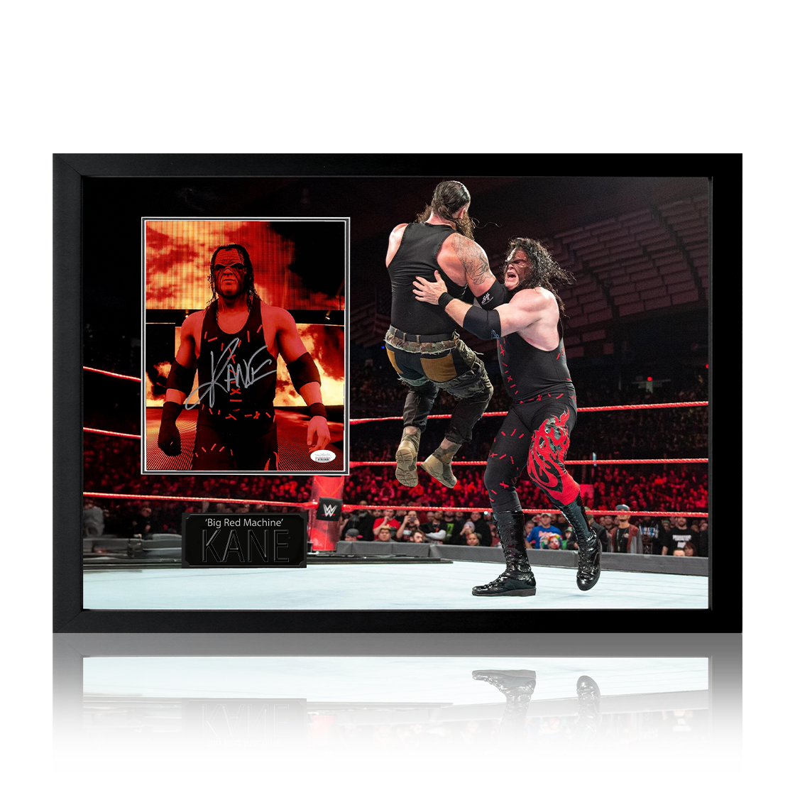 Kane Signed Image Iconic Frame (JSA)