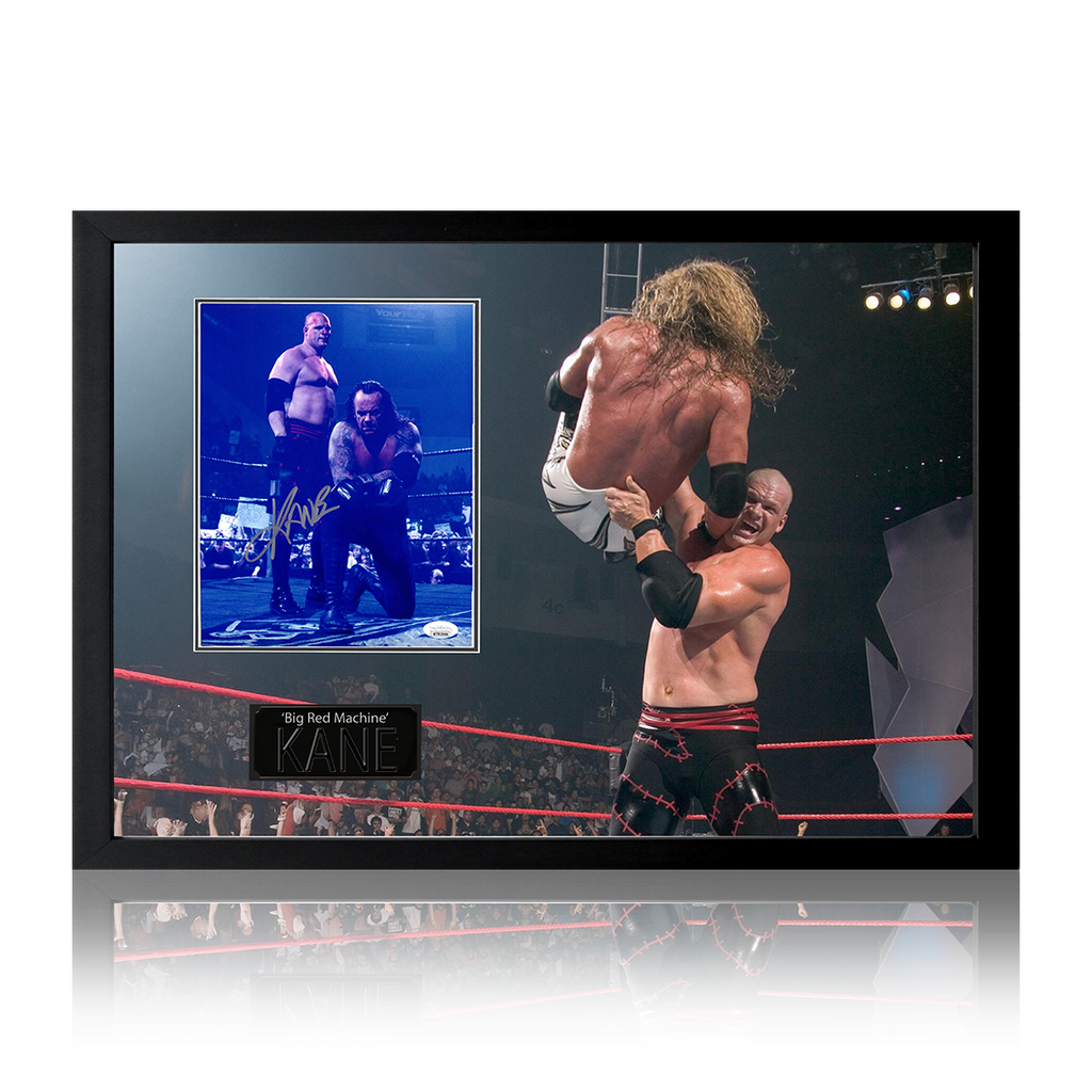Kane Signed Image Iconic Frame (JSA)