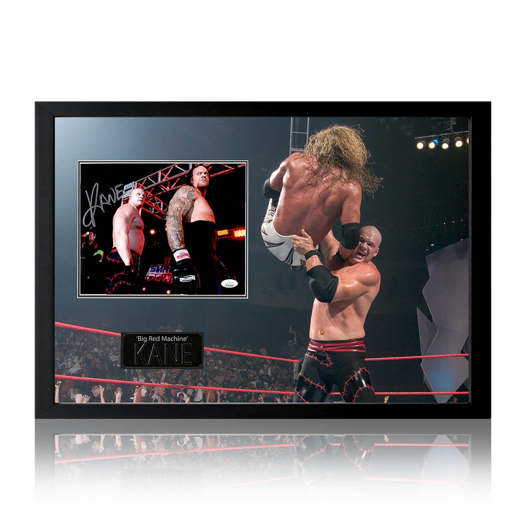 Kane Signed Image Iconic Frame (JSA)