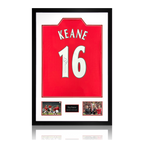 Roy Keane Signed Manchester United Shirt Premium Frame