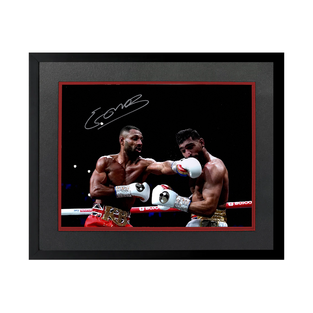 Kell Brook Signed 16x12 Image Deluxe Mount Frame