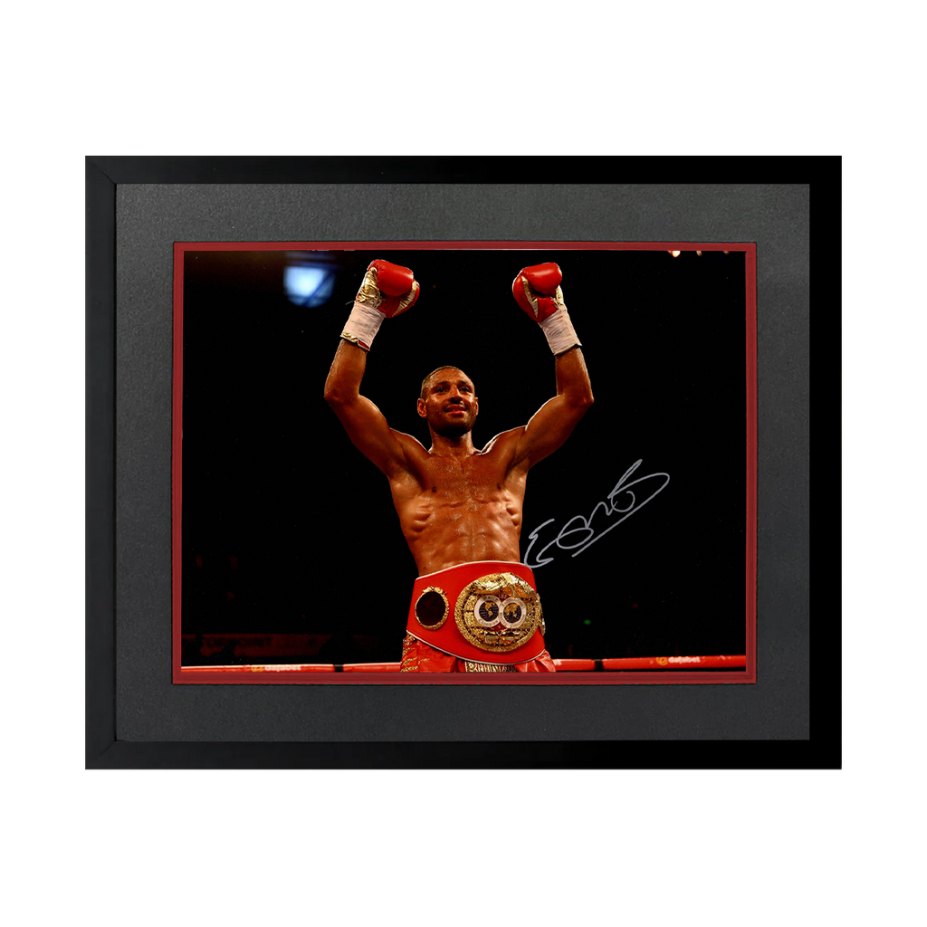 Kell Brook Signed 16x12 Image Deluxe Mount Frame