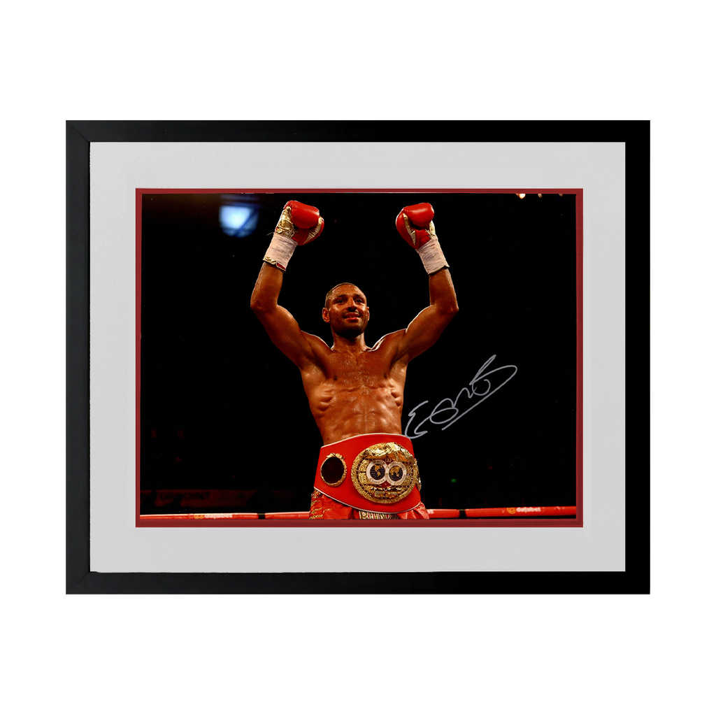 Kell Brook Signed 16x12 Image Deluxe Mount Frame