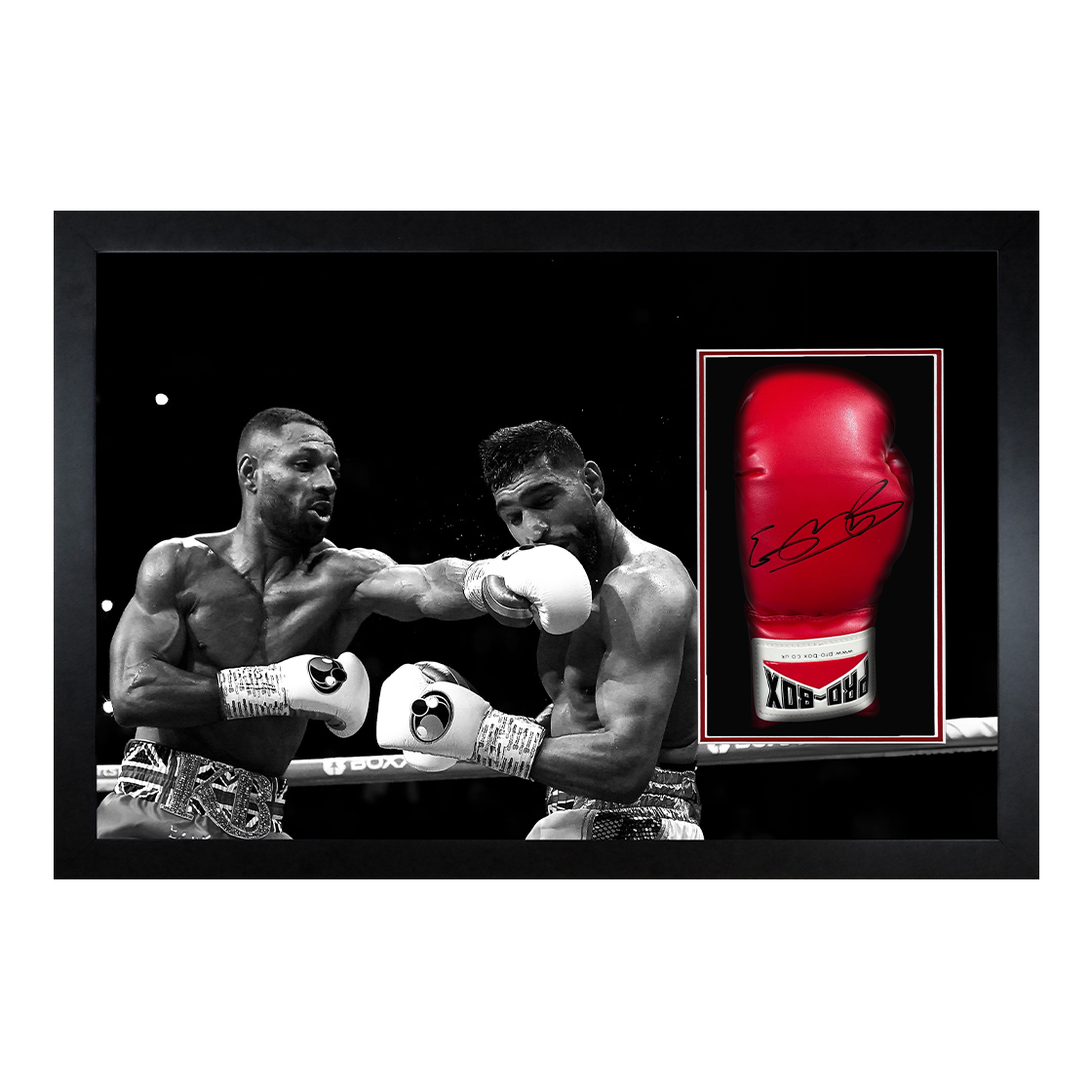 Kell Brook Signed Glove Iconic Frame