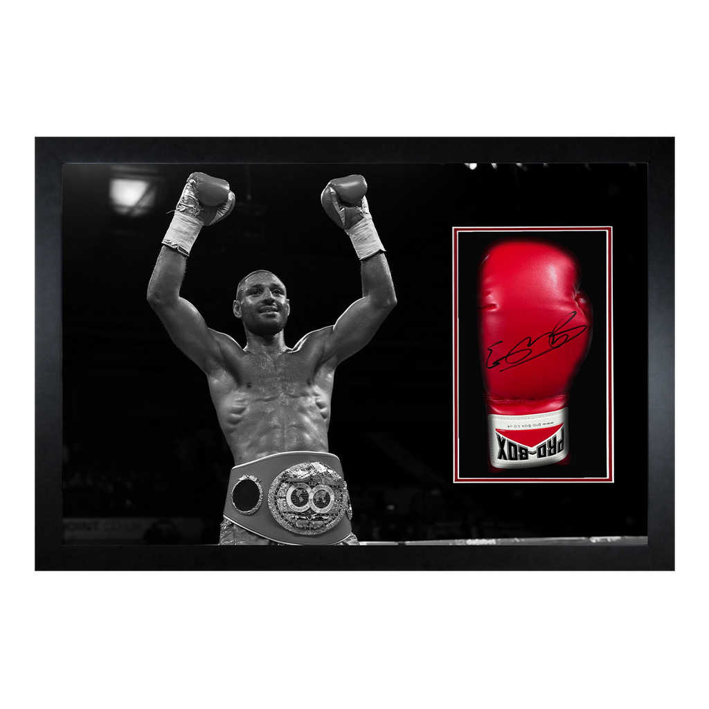 Kell Brook Signed Glove Iconic Frame