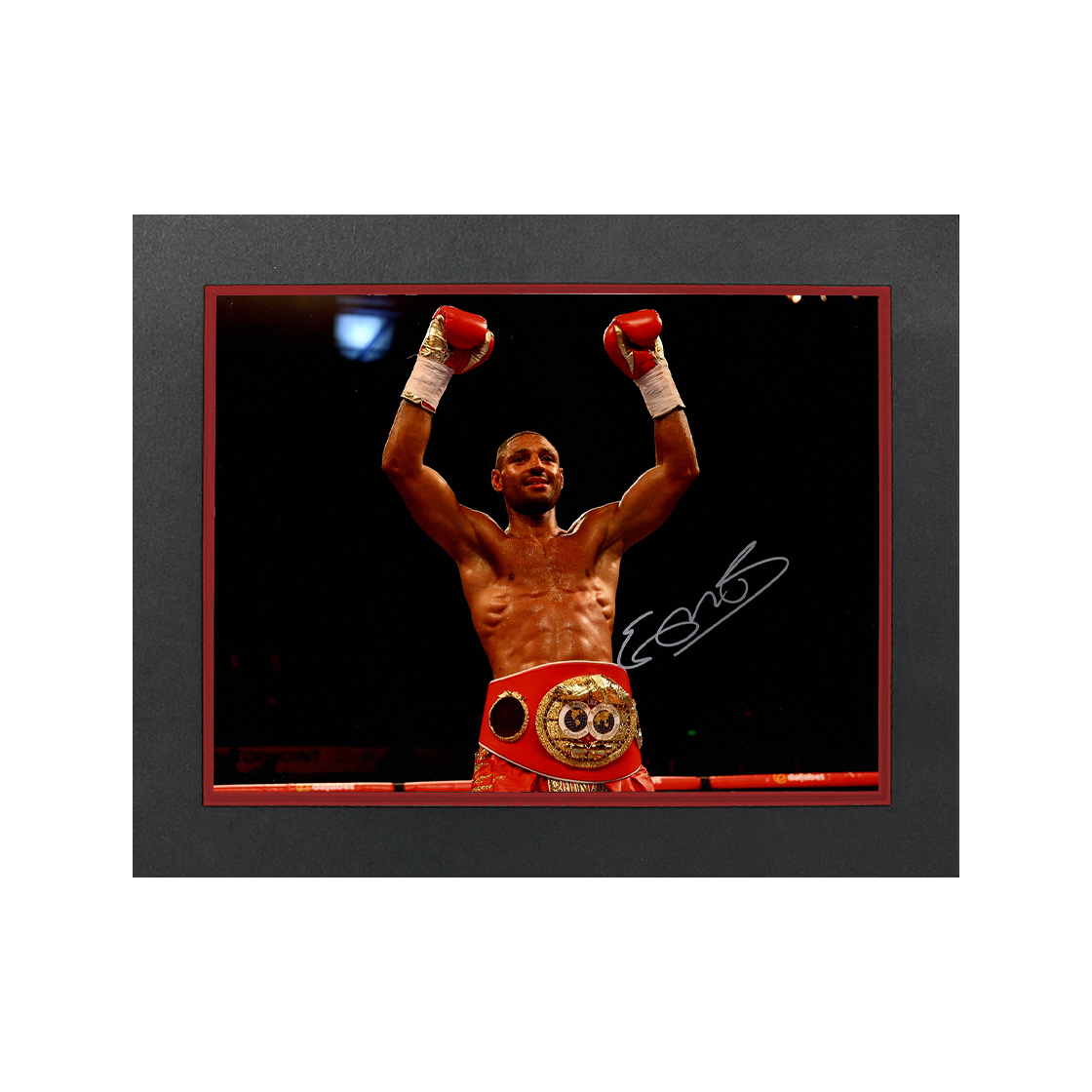 Kell Brooks Signed 16x12 Image Deluxe Mount