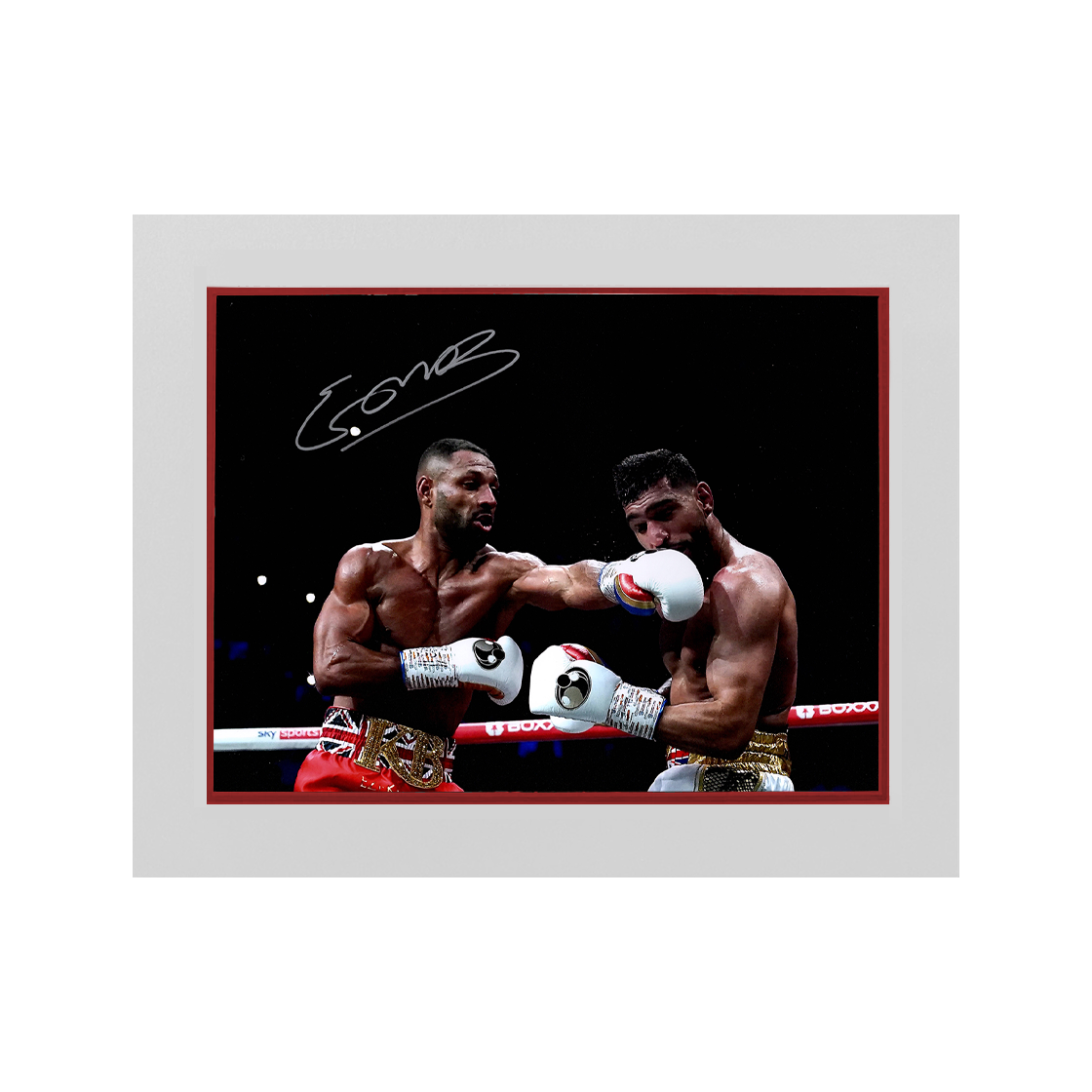 Kell Brooks Signed 16x12 Image Deluxe Mount