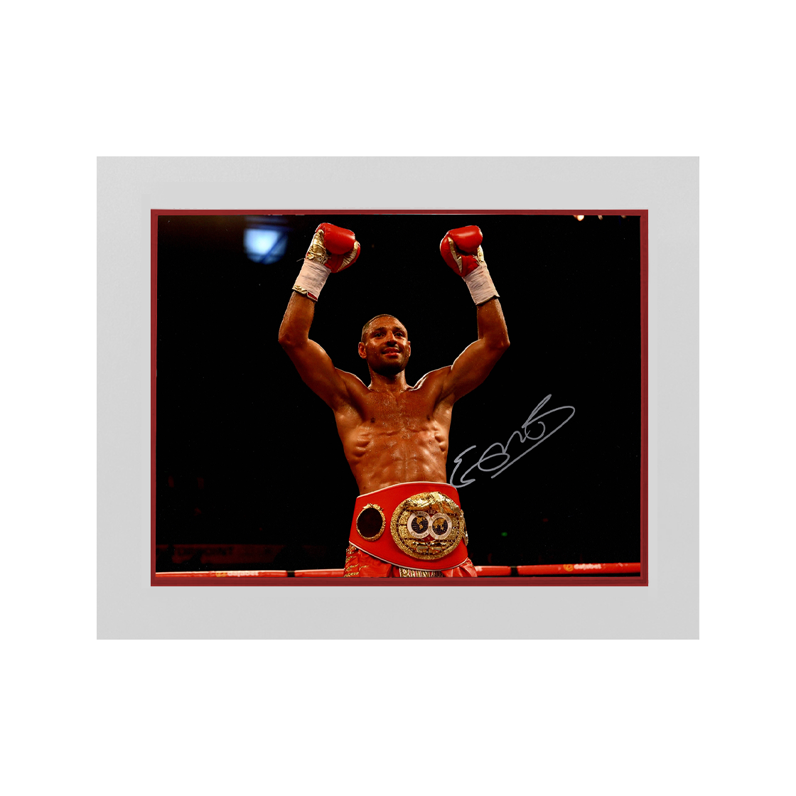 Kell Brooks Signed 16x12 Image Deluxe Mount