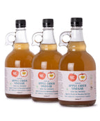 Apple Cider Vinegar 3 x 1L With "Mother" | Raw | Unpasteurised | Unfiltered | GMO Free