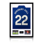 Kiernan Dewsbury-Hall Signed Everton Shirt Premium Frame