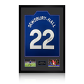 Kiernan Dewsbury-Hall Signed Everton Shirt Premium Frame