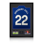 Kiernan Dewsbury-Hall Signed Everton Shirt Premium Frame