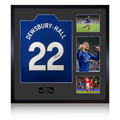 Kiernan Dewsbury-Hall Signed Everton Shirt Elite Frame