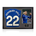 Kiernan Dewsbury-Hall Signed Everton Shirt Classic Frame