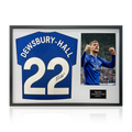 Kiernan Dewsbury-Hall Signed Everton Shirt Classic Frame